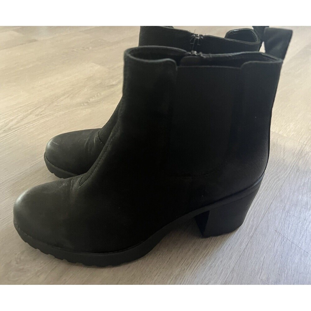 Vagabond Grace Chunky Block Heel Leather Chelsea Boots Women’s 39 8.5 EUC - Picture 2 of 13